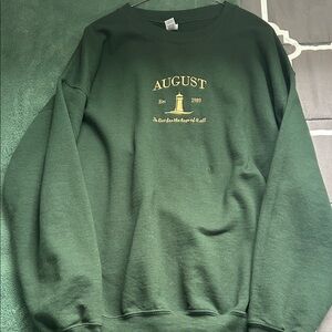 Taylor Swift Forest Green Crew Neck Sweater